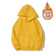 批发儿童加绒连帽<b class='q'>卫衣</b>光板空白版 | 全消光仿棉华棉复合银狐绒420克