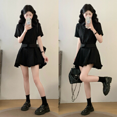 批发实拍~2026大码女装法式气质<b class='q'>假两件</b>衬衫裙胖mm高级感荷叶边<b class='q'>连衣裙</b>