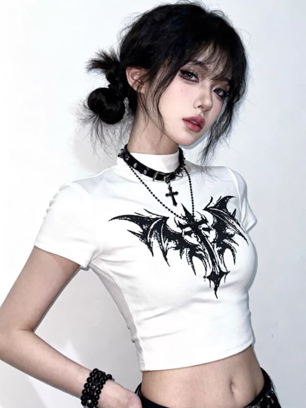 쇼트 스타일 누출 배꼽 40 220 그램 92 면 8 암모니아 Lun 이후 패키지 칼라 몸매 가꾸기 슬림해 보이는 반팔 티셔츠 여성 셔츠