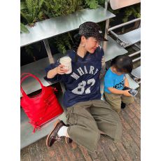 批发原版面料原版做工印花镂空网眼短袖球衣<b class='q'>T</b><b class='q'>恤</b>宽松<b class='q'>运动</b>外搭罩衫女夏