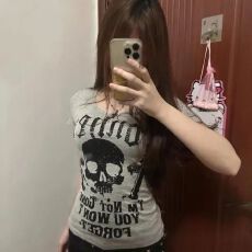 纯棉 40支210克  92棉8氨纶 短袖t恤别致