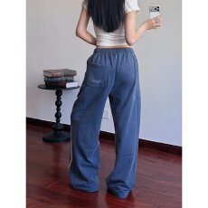 批发女宽松直筒卫裤男女休闲裤夏季薄款长裤青少年男裤<b class='q'>裤子</b>