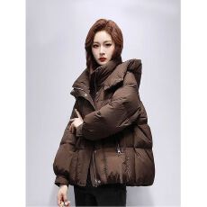 批发官图韩版2026冬季时尚连帽羽绒棉服女短款保暖加厚棉衣<b class='q'>外套</b>款