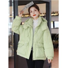 批发实拍新款冬季韩版羽绒棉服短款女小个子宽松面包服棉衣<b class='q'>外套</b>款