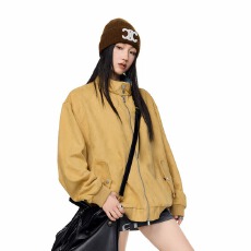 批发巴恩风复古刺绣哈灵顿<b class='q'>夹克</b>男秋季美式潮牌痞帅休闲麂皮绒百搭外套