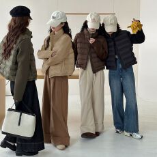 批发实拍轻薄款棉<b class='q'>服</b>女2026新款立领秋冬时尚简约韩系棉衣外套<b class='q'>潮</b>款