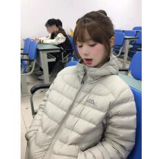 批发官图<b class='q'>情侣</b><b class='q'>男女</b>同款排骨刺绣山峰短款连帽棉服外贸内胆棉衣外套