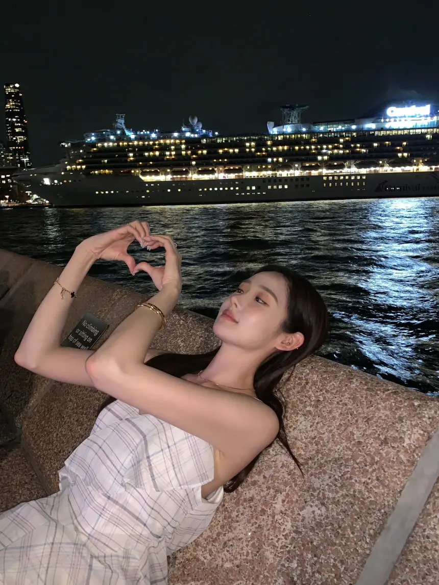 언밸런스 체크 러플 원피스 상세 이미지 16