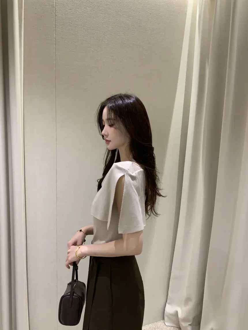 여성용 프리미엄 니트 셔츠 상세 이미지 17