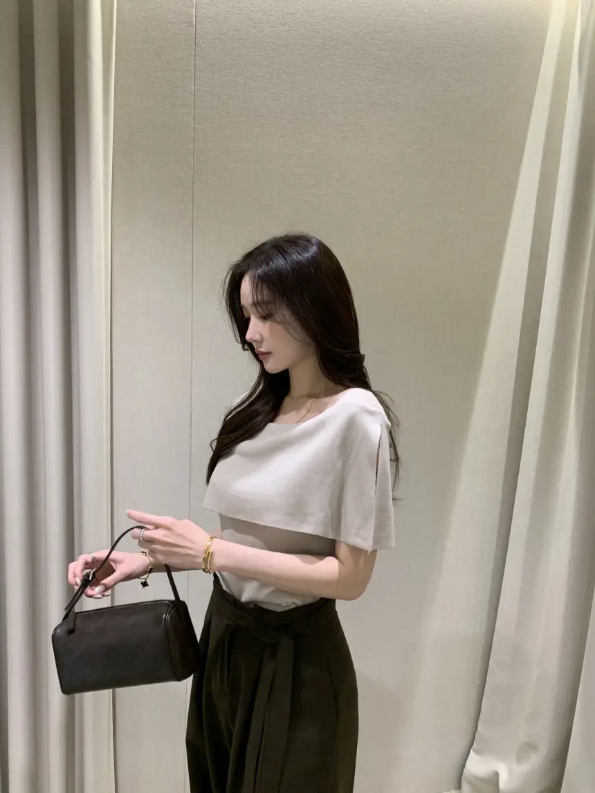 여성용 프리미엄 니트 셔츠 상세 이미지 19