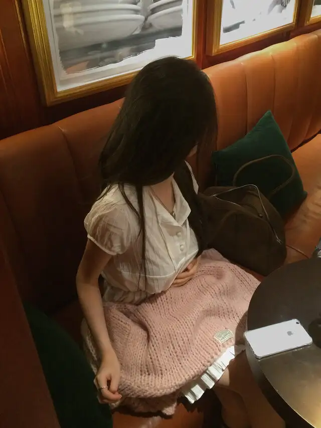 여성용 블라우스 스타일 캐주얼 원피스 상세 이미지 8