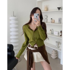 批发韩国chic秋冬新款ins甜美<b class='q'>圆领</b>拼接色长袖<b class='q'>针织</b>衫