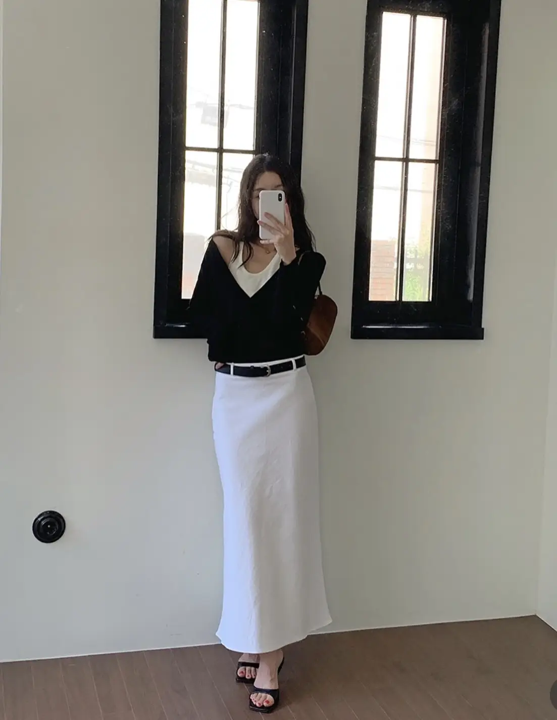 한국인기 홀터넥 레이어드 니트 상세 이미지 7