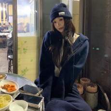 批发已出货尺码更新韩国chic新款韩系拉链连帽开衫外套+阔腿裤套装