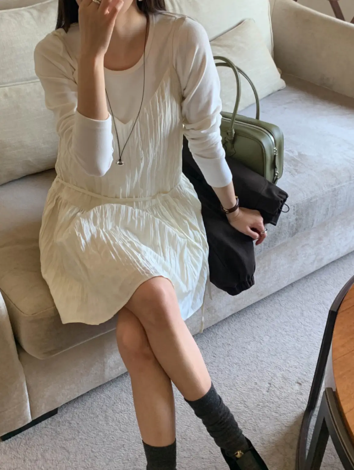 한국 스타일 데일리 원피스 상세 이미지 13
