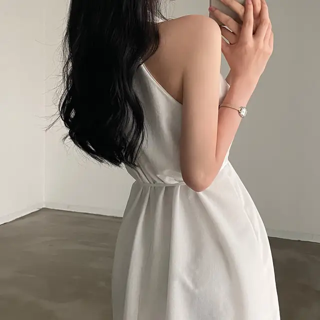 스타일리시한 브라탑 드레스 상세 이미지 4