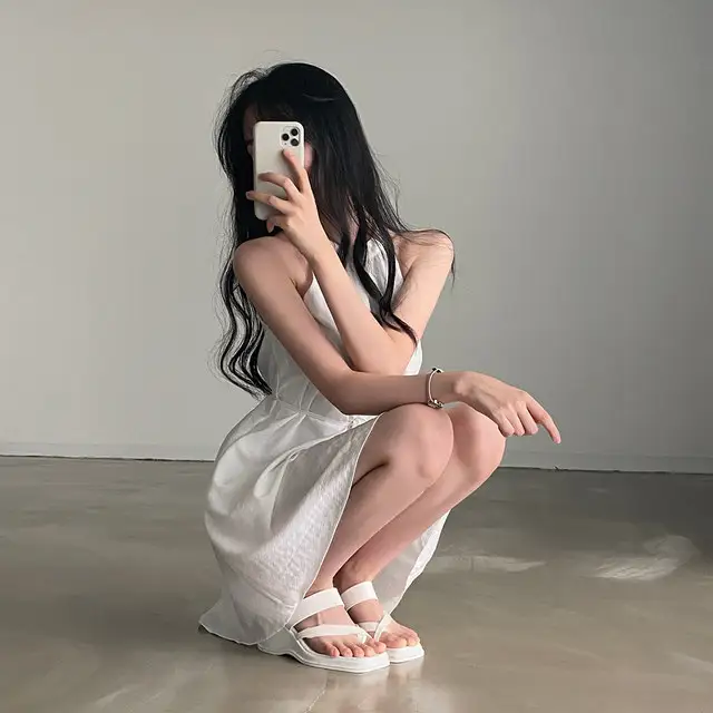 스타일리시한 브라탑 드레스 상세 이미지 14