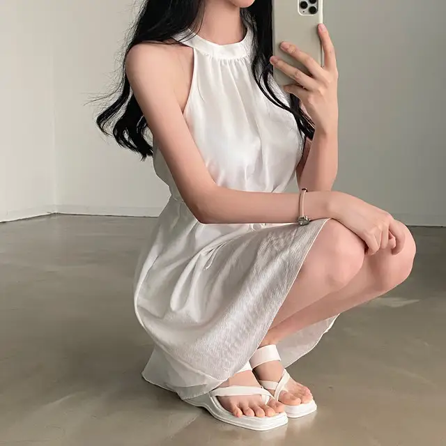 스타일리시한 브라탑 드레스 상세 이미지 15