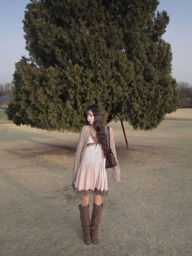 러블리 레이스 쉬폰 원피스 상세 이미지 2