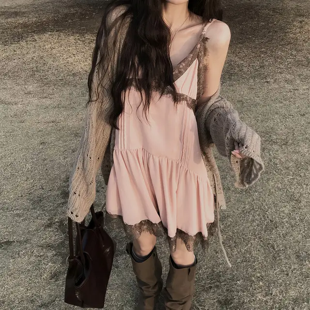러블리 레이스 쉬폰 원피스 상세 이미지 3