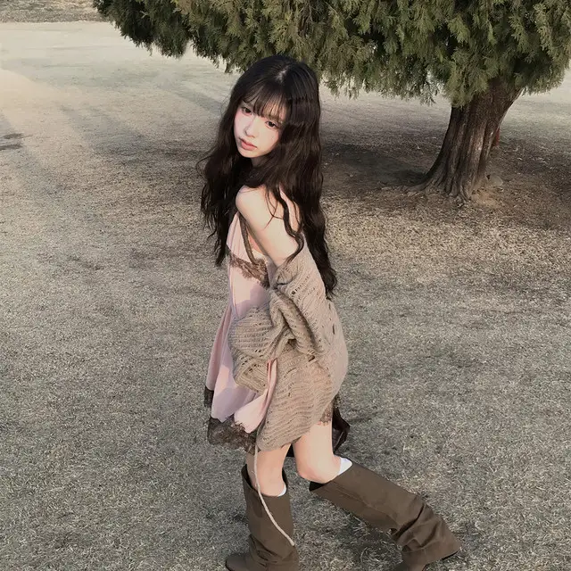 러블리 레이스 쉬폰 원피스 상세 이미지 5
