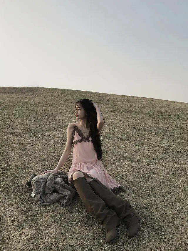 러블리 레이스 쉬폰 원피스 상세 이미지 9