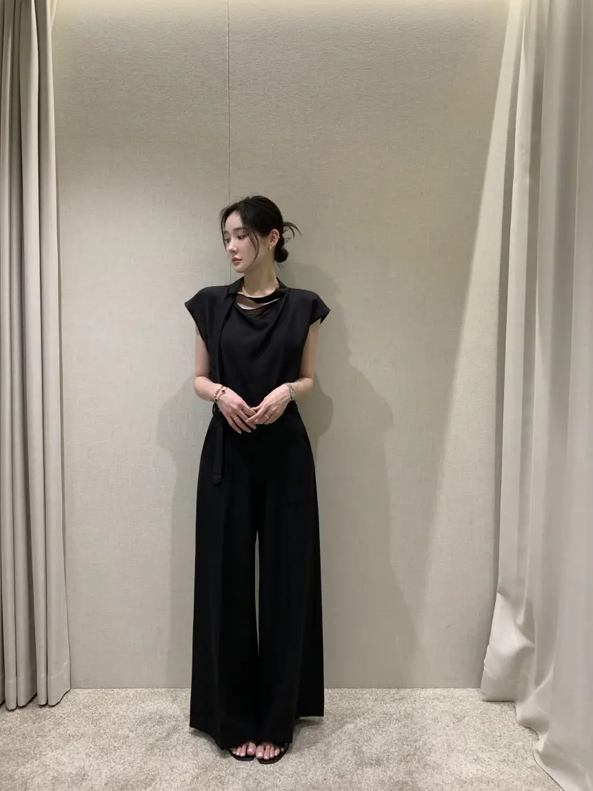 여성용 편안한 린넨 스타일 단추 셔츠 상세 이미지 23