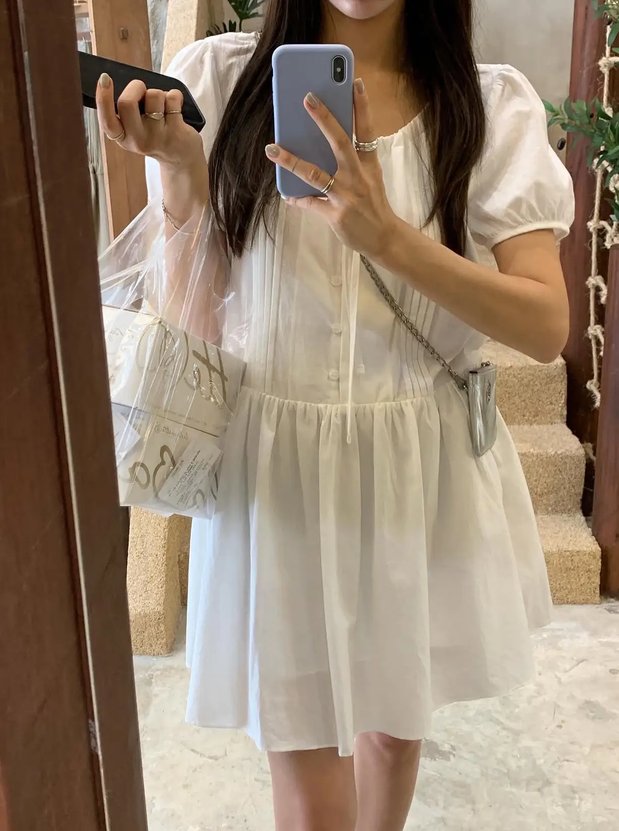 여성용 통일 사이즈 캐주얼 원피스 상세 이미지 10