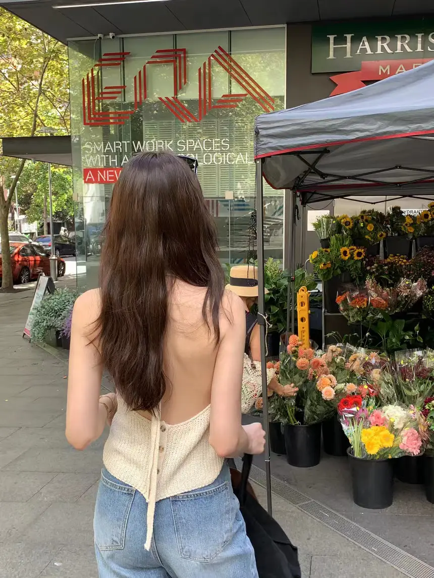 프렌치 스타일 브라탑 니트 원피스 상세 이미지 30