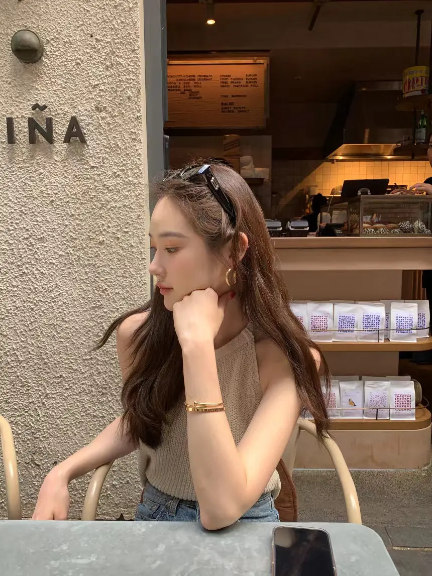 프렌치 스타일 브라탑 니트 원피스 상세 이미지 40