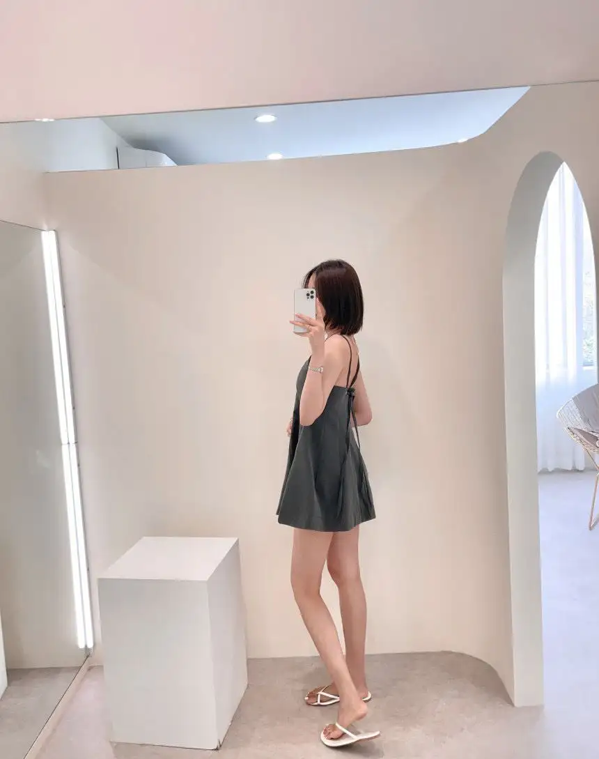후배 블라우스 풀오버 원피스 상세 이미지 6