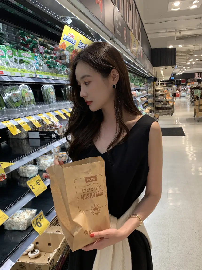 V넥 민소매 끈 디테일 롱 원피스 상세 이미지 47