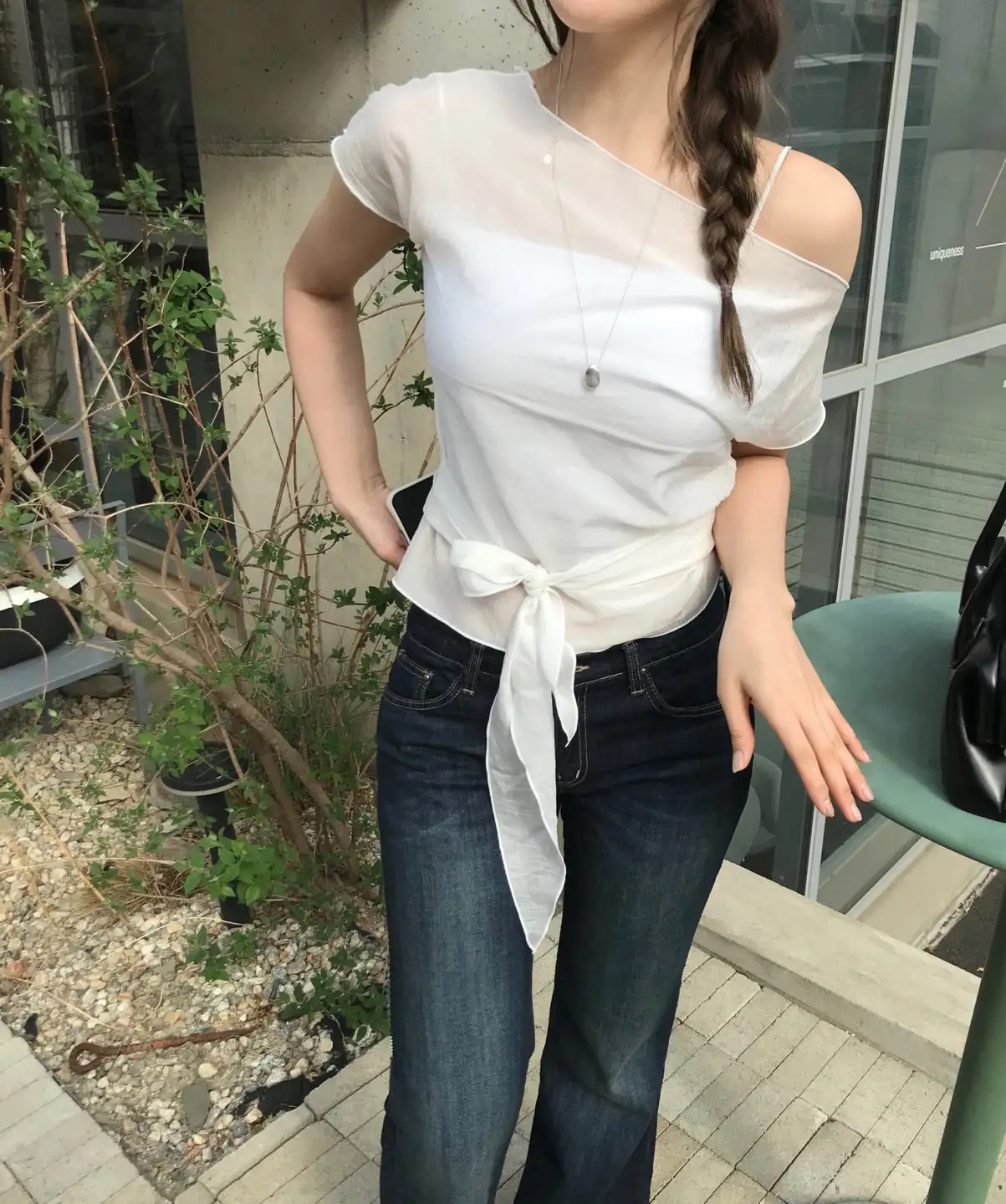 여성용 셔츠 디자인 감성 블라우스 상세 이미지 2