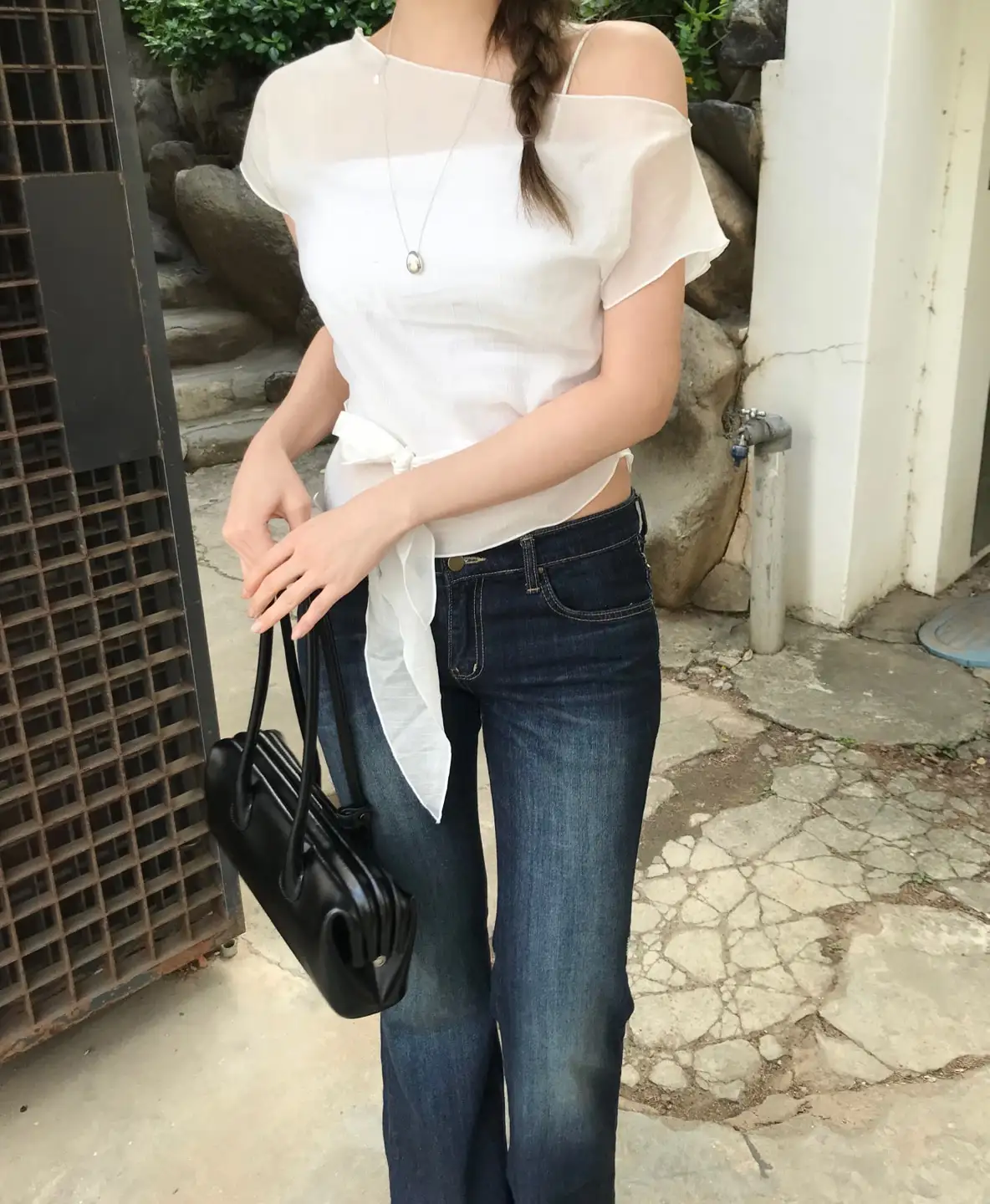 여성용 셔츠 디자인 감성 블라우스 상세 이미지 11