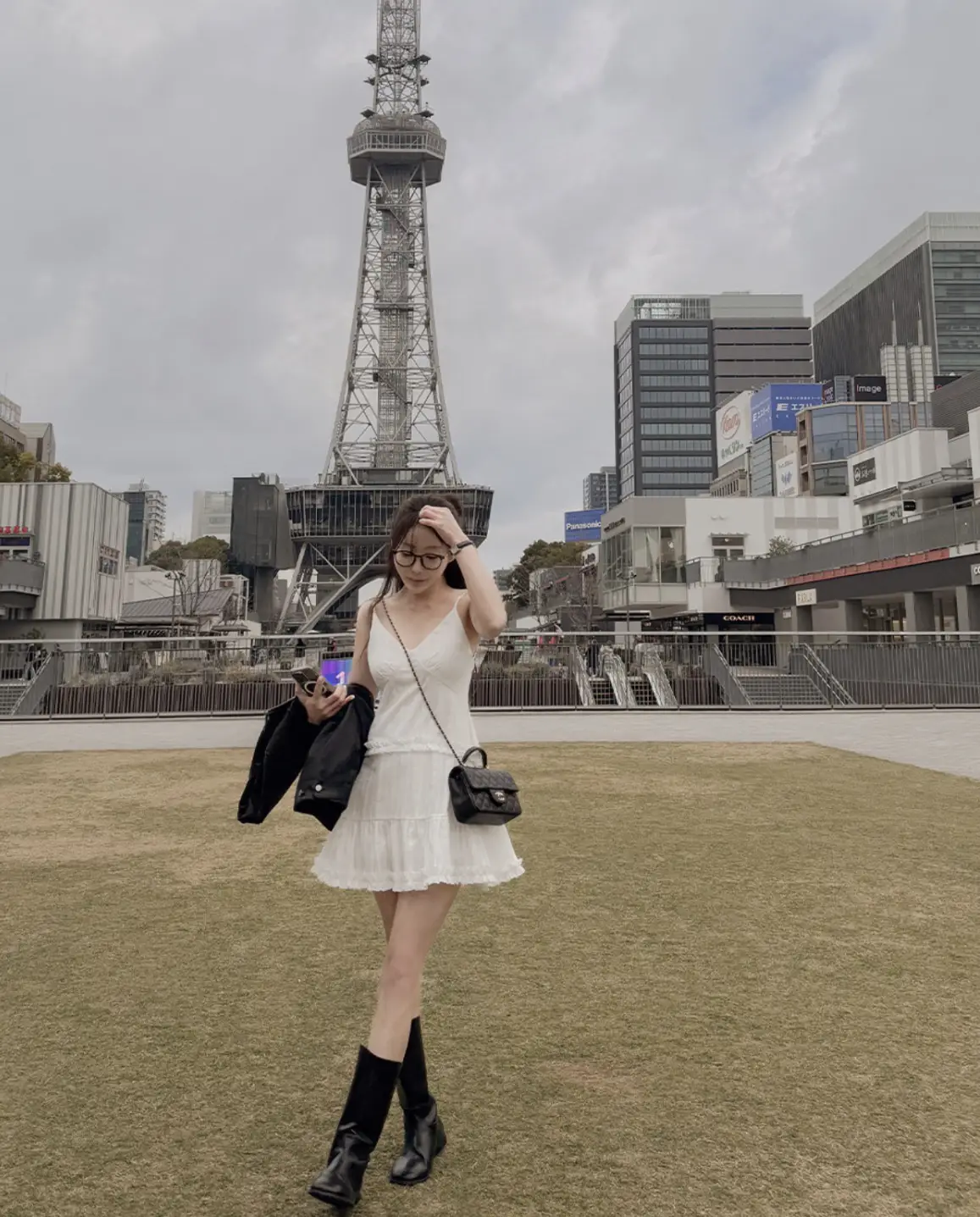 프릴 디테일 민소매 원피스 상세 이미지 1
