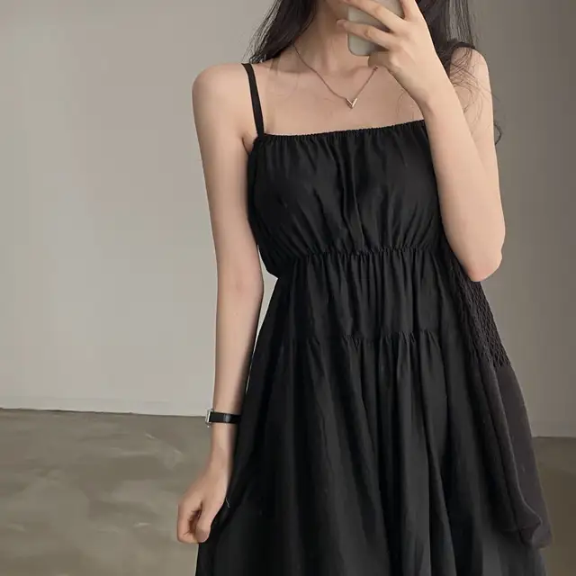 여성용 린넨 슬리브리스 원피스 상세 이미지 19