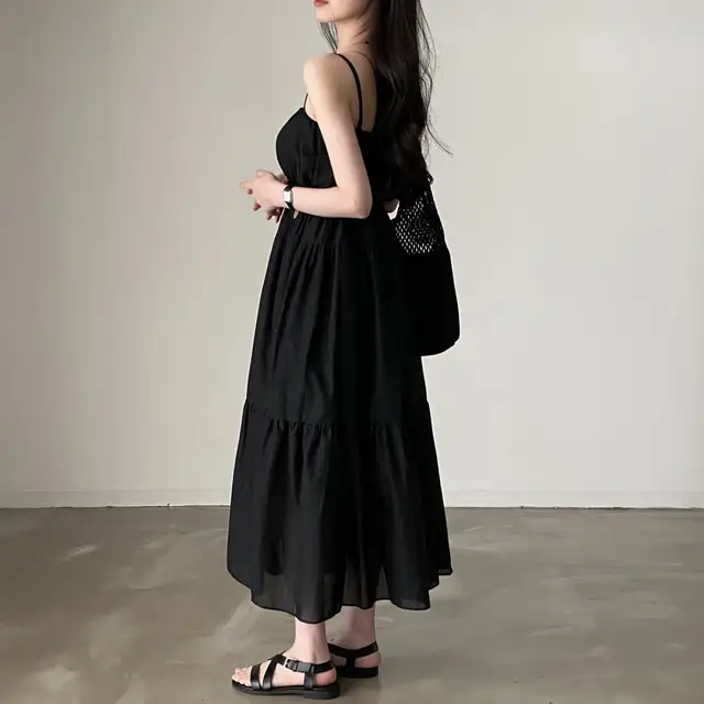 여성용 린넨 슬리브리스 원피스 상세 이미지 21