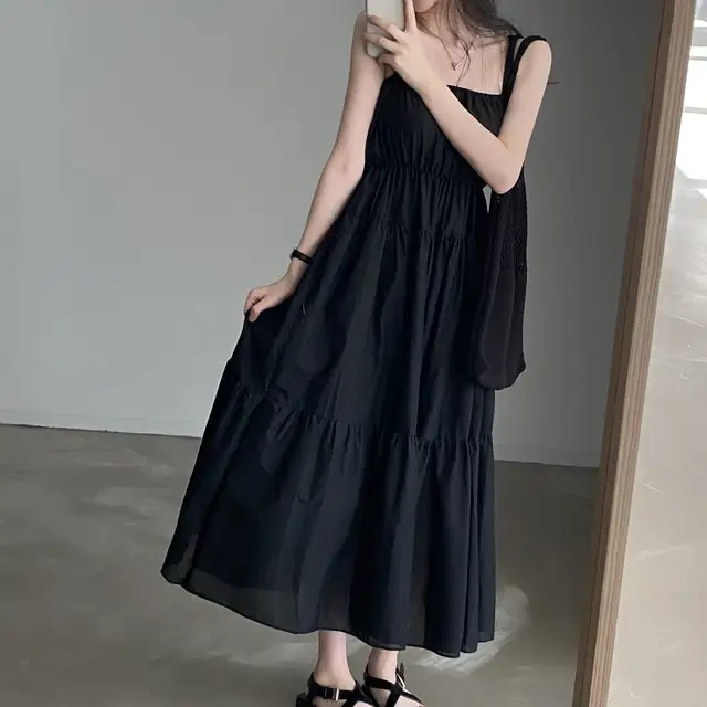 여성용 린넨 슬리브리스 원피스 상세 이미지 28