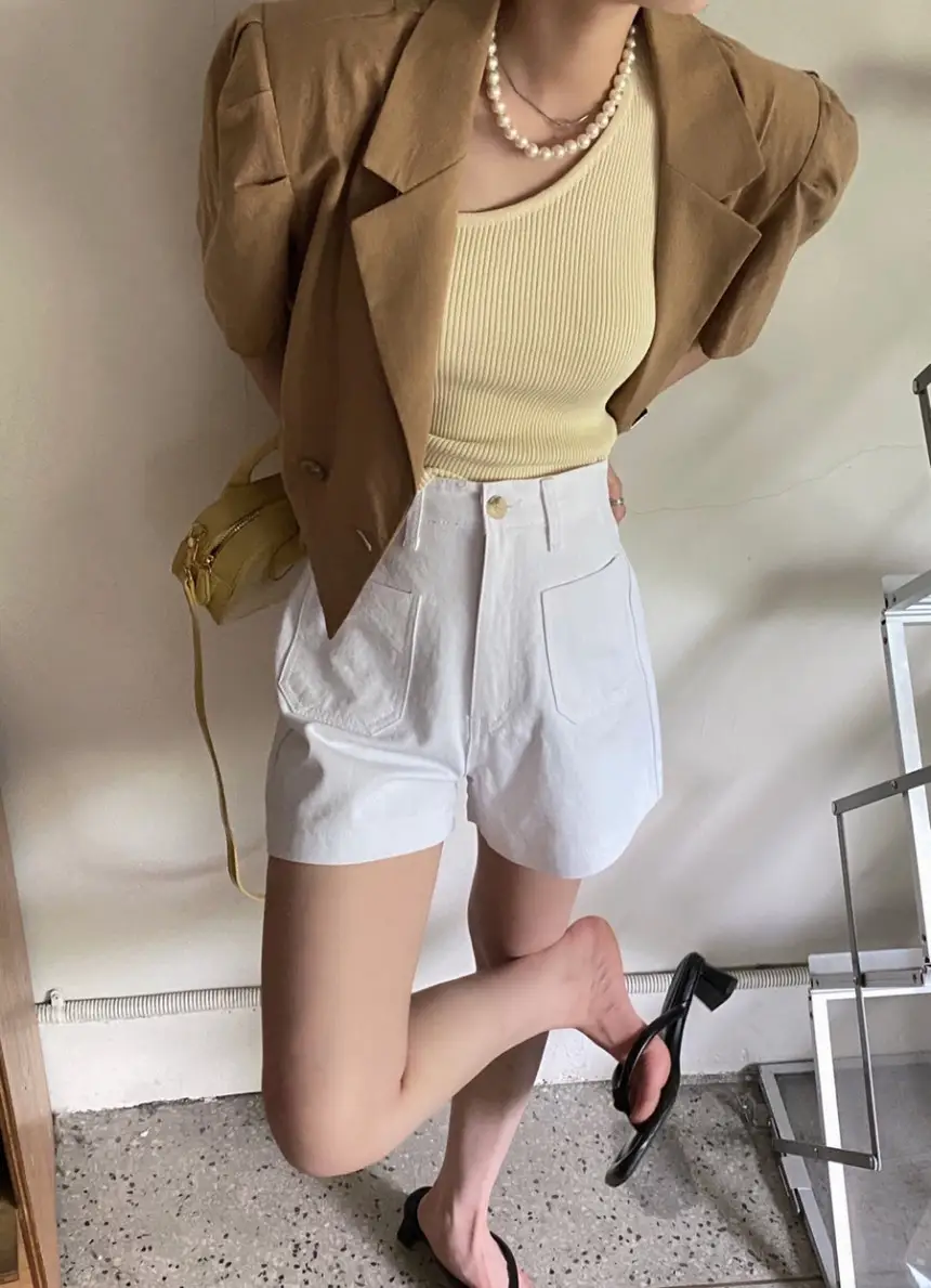 여성용 봄 여름 허리 리본 루즈 핏 자켓 상세 이미지 5