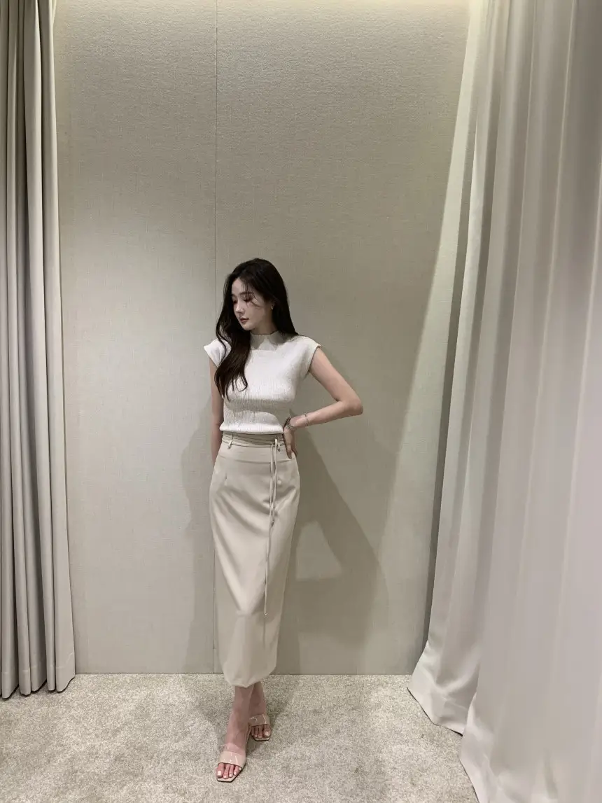 2026 여름 신상 단색 심플 니트 셔츠 상세 이미지 9