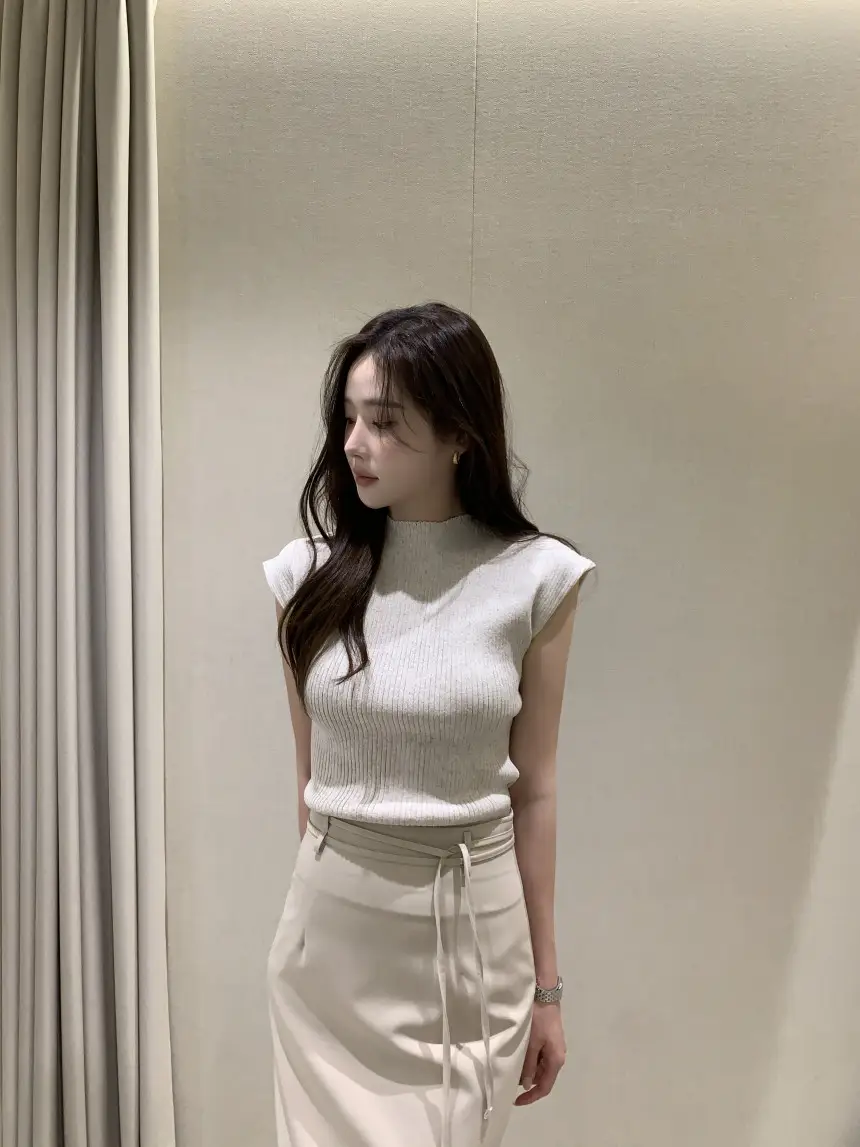 2026 여름 신상 단색 심플 니트 셔츠 상세 이미지 12