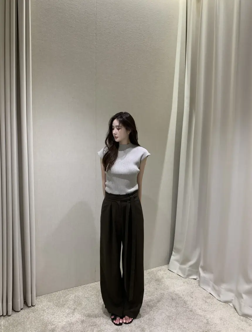 2026 여름 신상 단색 심플 니트 셔츠 상세 이미지 20