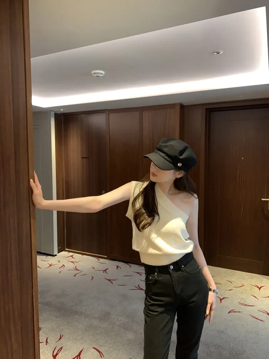 스타일리시한 루즈핏 니트 셔츠 상세 이미지 27