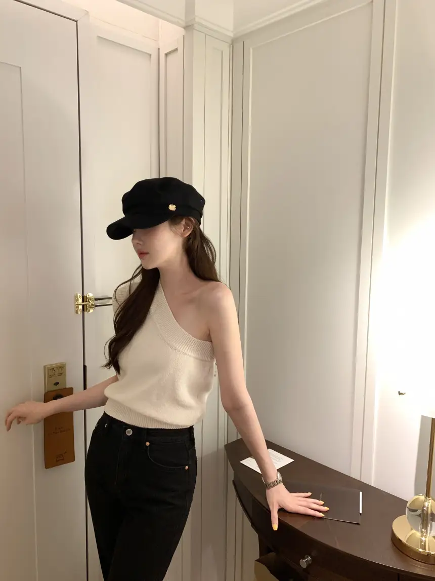 스타일리시한 루즈핏 니트 셔츠 상세 이미지 36