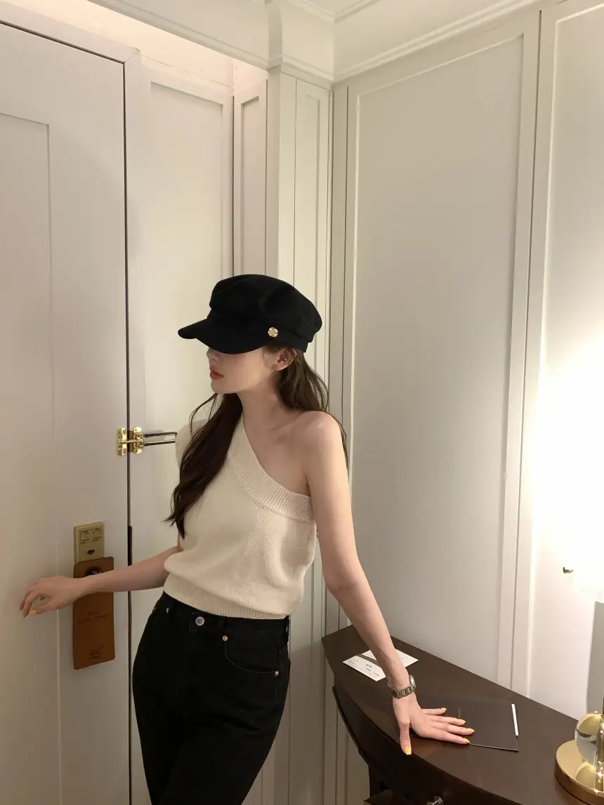 스타일리시한 루즈핏 니트 셔츠 상세 이미지 37