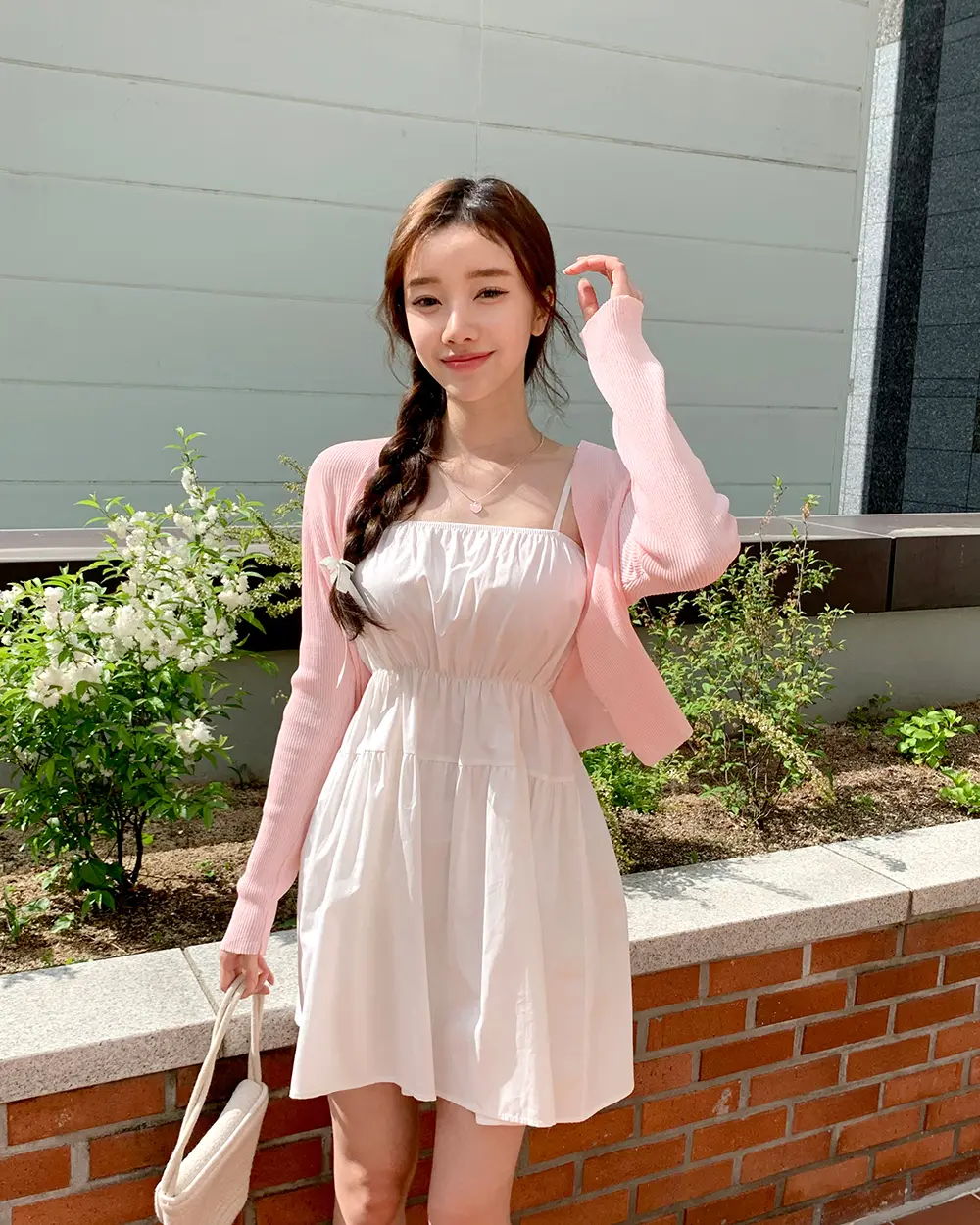 여성용 펄리스 캐주얼 원피스 상세 이미지 1
