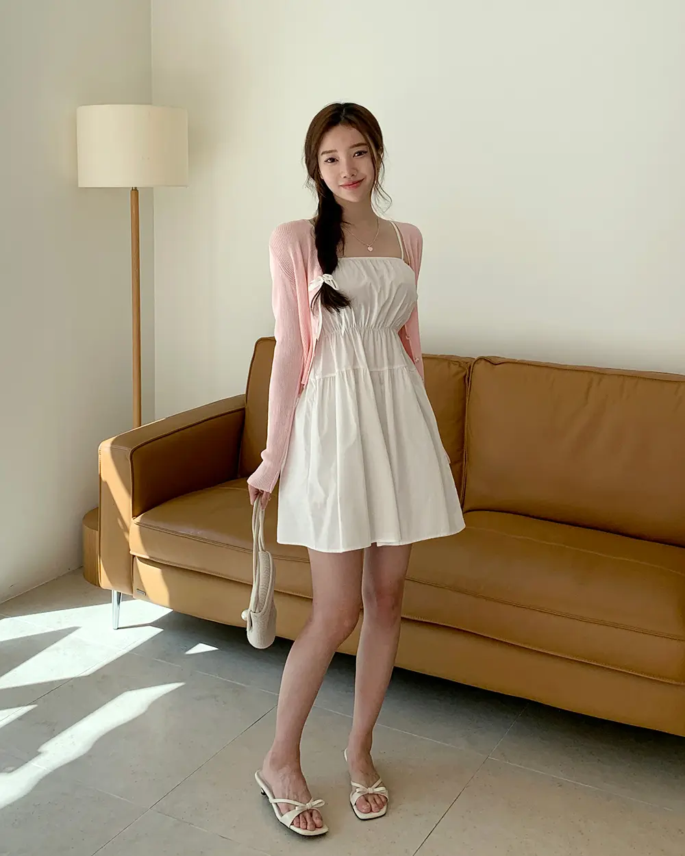 여성용 펄리스 캐주얼 원피스 상세 이미지 14