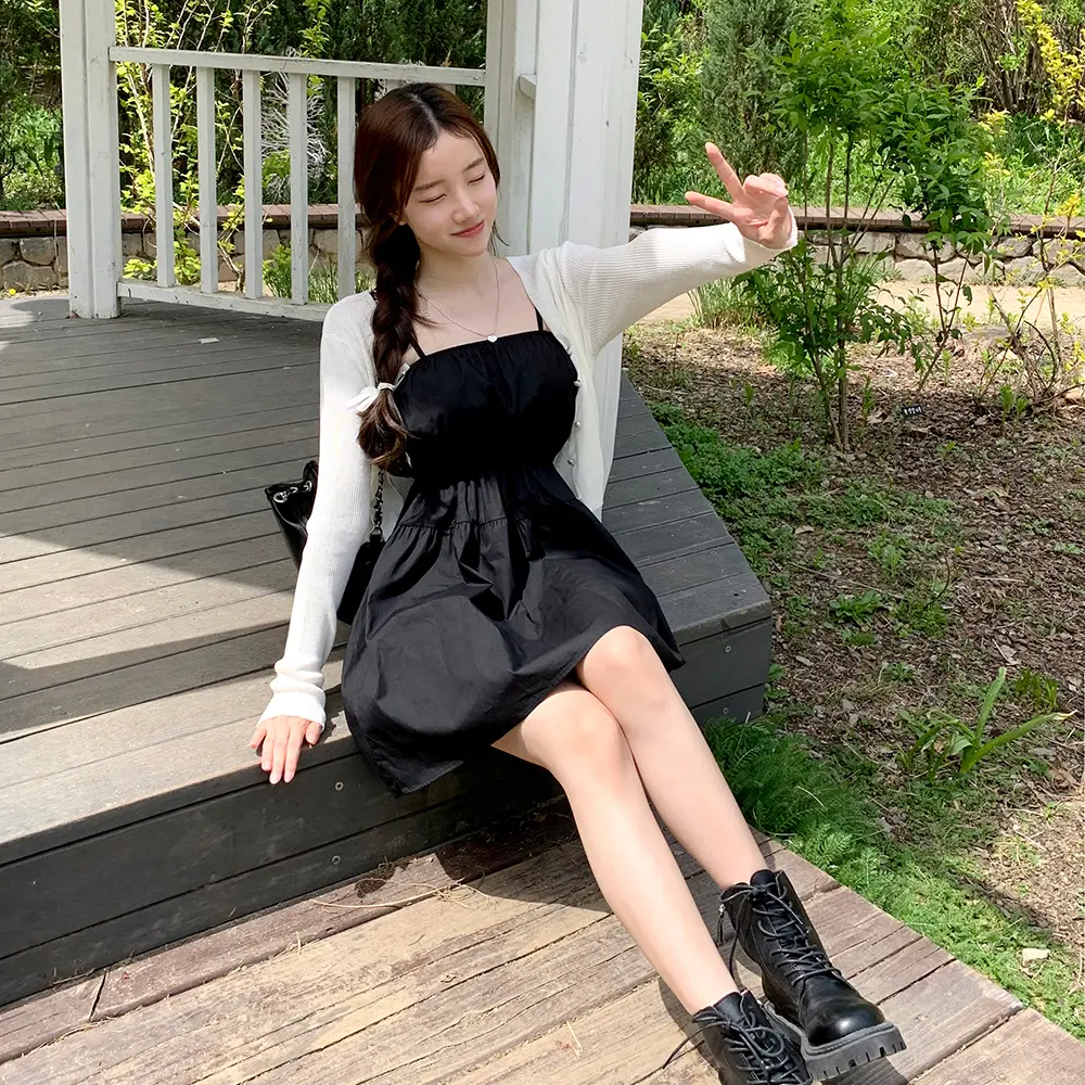 여성용 펄리스 캐주얼 원피스 상세 이미지 15