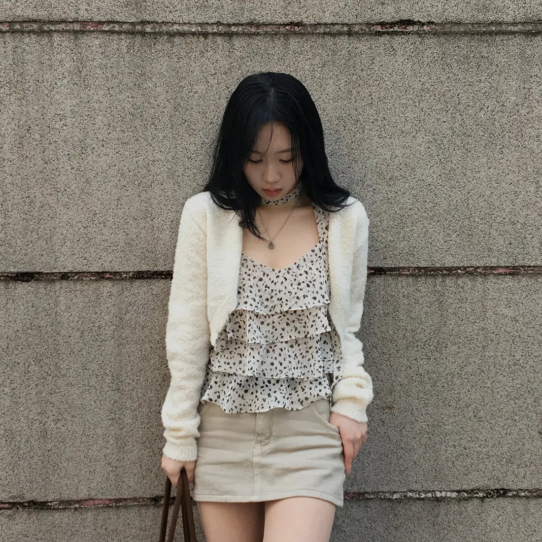 여성용 벨벳 블라우스 상세 이미지 2