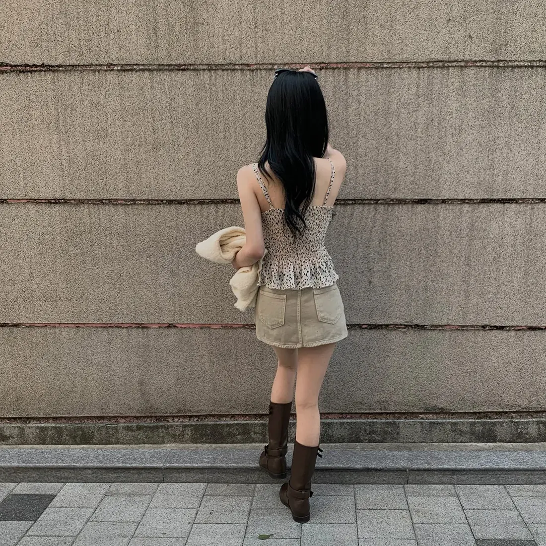 여성용 벨벳 블라우스 상세 이미지 3